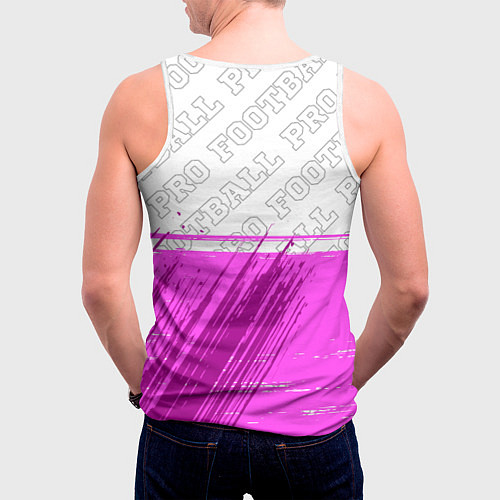 Мужская майка без рукавов Lyon pro football посередине / 3D-Белый – фото 4