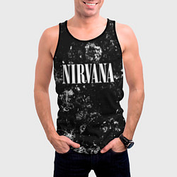 Майка-безрукавка мужская Nirvana black ice, цвет: 3D-черный — фото 2