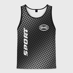 Майка-безрукавка мужская BYD sport carbon, цвет: 3D-черный