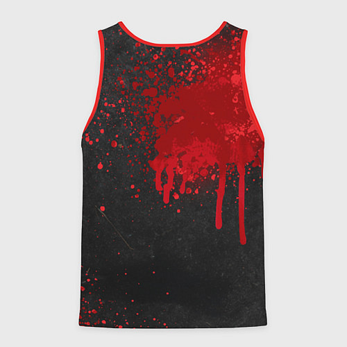 Мужская майка без рукавов Аннушка разлила масло - Мастер и Маргарит / 3D-Красный – фото 2