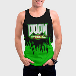 Майка-безрукавка мужская Doom, цвет: 3D-черный — фото 2