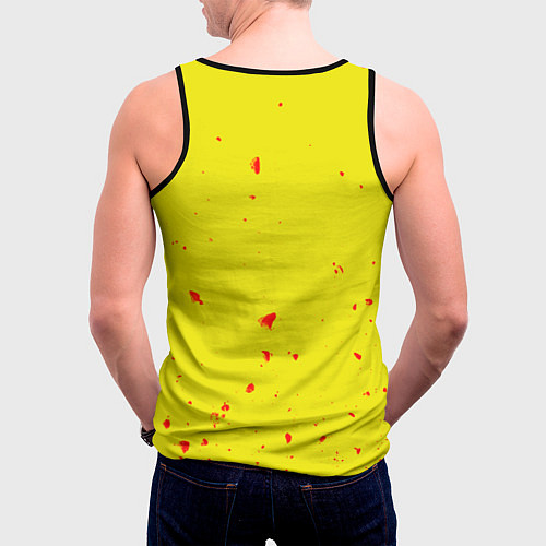 Мужская майка без рукавов Poppy Playtime Хагги Вагги монстр / 3D-Черный – фото 4