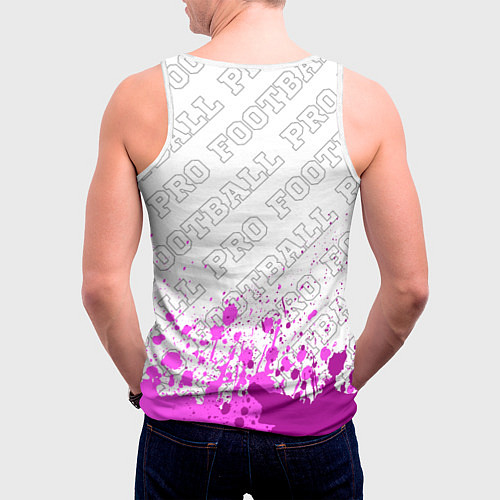 Мужская майка без рукавов PSV pro football посередине / 3D-Белый – фото 4