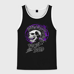Мужская майка без рукавов Punk skull rock
