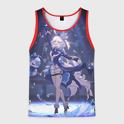 Майка-безрукавка мужская Genshin Impact Furina servants, цвет: 3D-красный