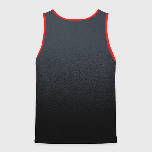 Мужская майка без рукавов Спортивный автомобиль Porsche 911 / 3D-Красный – фото 2