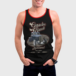 Майка-безрукавка мужская Gasoline bandit, цвет: 3D-красный — фото 2