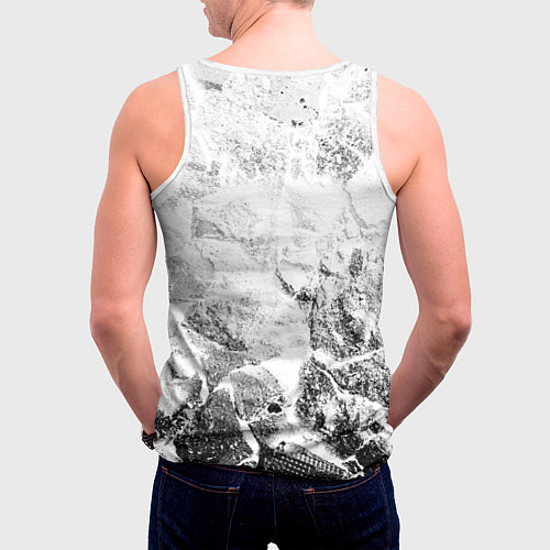 Мужская майка без рукавов Barcelona white graphite / 3D-Белый – фото 4