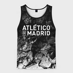 Майка-безрукавка мужская Atletico Madrid black graphite, цвет: 3D-черный