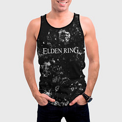 Майка-безрукавка мужская Elden Ring black ice, цвет: 3D-черный — фото 2