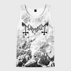 Майка-безрукавка мужская Mayhem white graphite, цвет: 3D-белый