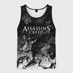 Мужская майка без рукавов Assassins Creed black graphite