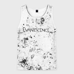 Майка-безрукавка мужская Evanescence dirty ice, цвет: 3D-белый