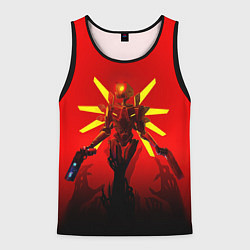 Майка-безрукавка мужская Ultrakill supreme machine, цвет: 3D-черный