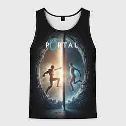 Мужская майка без рукавов Люди в портале