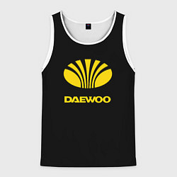 Мужская майка без рукавов Daewoo logo yellow