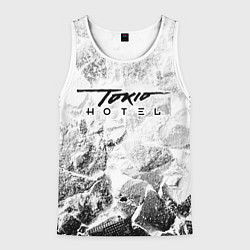 Мужская майка без рукавов Tokio Hotel white graphite