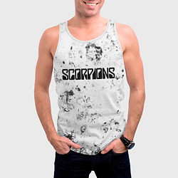 Майка-безрукавка мужская Scorpions dirty ice, цвет: 3D-белый — фото 2