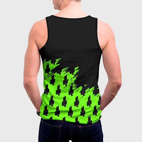 Мужская майка без рукавов Billie Eilish x Xbox / 3D-Черный – фото 4