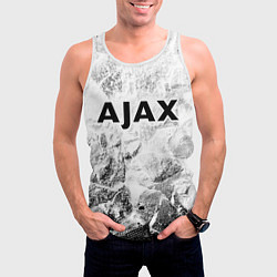 Майка-безрукавка мужская Ajax white graphite, цвет: 3D-белый — фото 2