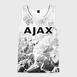 Майка-безрукавка мужская Ajax white graphite, цвет: 3D-белый