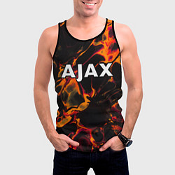 Майка-безрукавка мужская Ajax red lava, цвет: 3D-черный — фото 2
