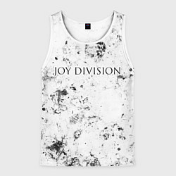 Майка-безрукавка мужская Joy Division dirty ice, цвет: 3D-белый