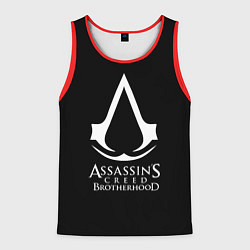 Майка-безрукавка мужская Assassins Creed brotherhood, цвет: 3D-красный