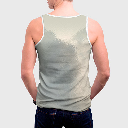 Мужская майка без рукавов Кибернетическая девушка воин / 3D-Белый – фото 4