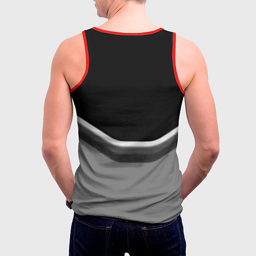 Мужская майка без рукавов Destiny geometry online game / 3D-Красный – фото 4