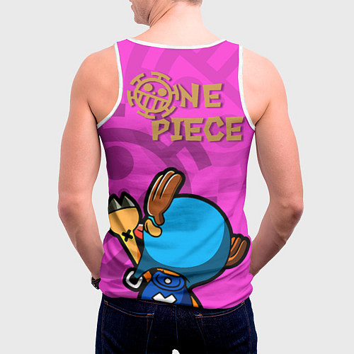 Мужская майка без рукавов Chopper Tony Tony One Piece / 3D-Белый – фото 4