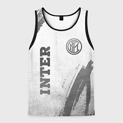 Мужская майка без рукавов Inter - white gradient вертикально