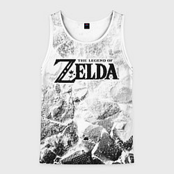 Майка-безрукавка мужская Zelda white graphite, цвет: 3D-белый