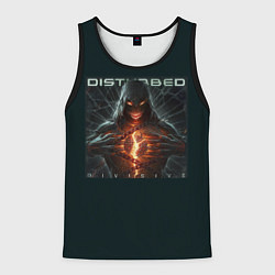 Майка-безрукавка мужская Disturbed divisive, цвет: 3D-черный