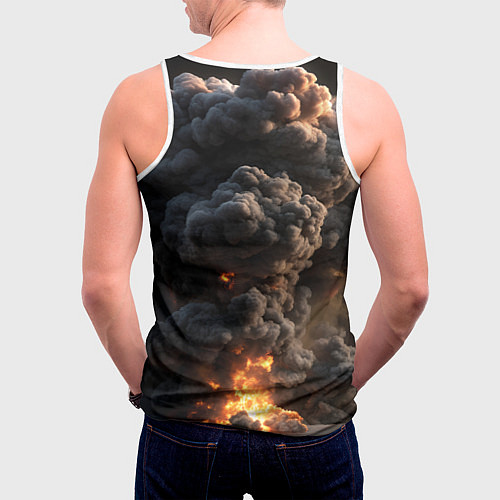 Мужская майка без рукавов Captain Titus Warhammer 40000 space marine 2 / 3D-Белый – фото 4