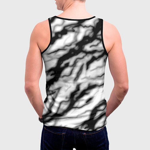 Мужская майка без рукавов Rainbow six storm black / 3D-Черный – фото 4