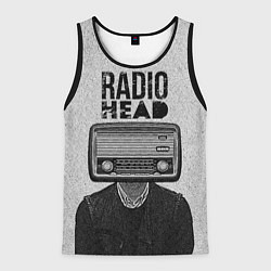 Майка-безрукавка мужская Radiohead rock, цвет: 3D-черный