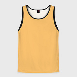 Майка-безрукавка мужская Эмоция радости - желтый, цвет: 3D-черный