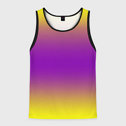 Майка-безрукавка мужская Градиент текстура абстракция, цвет: 3D-черный