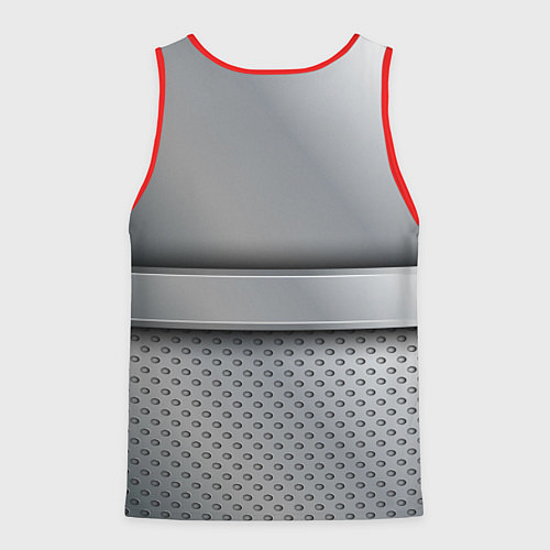 Мужская майка без рукавов Honda metal / 3D-Красный – фото 2