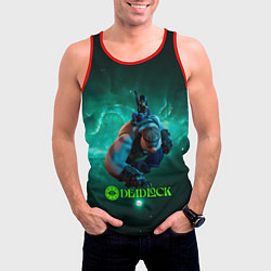 Майка-безрукавка мужская Мо и Мелкий Deadlock, цвет: 3D-красный — фото 2