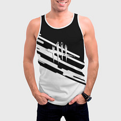 Майка-безрукавка мужская DBD t horror, цвет: 3D-белый — фото 2