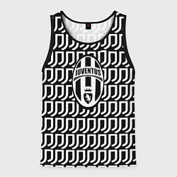 Майка-безрукавка мужская Juventus fc pattern, цвет: 3D-черный