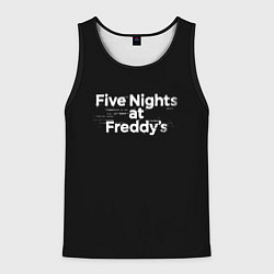 Майка-безрукавка мужская Friday Night Funkin logo, цвет: 3D-черный