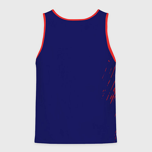 Мужская майка без рукавов Velial squad abstract / 3D-Красный – фото 2