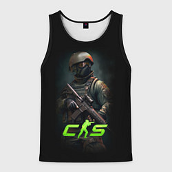 Мужская майка без рукавов CS counter terrorist