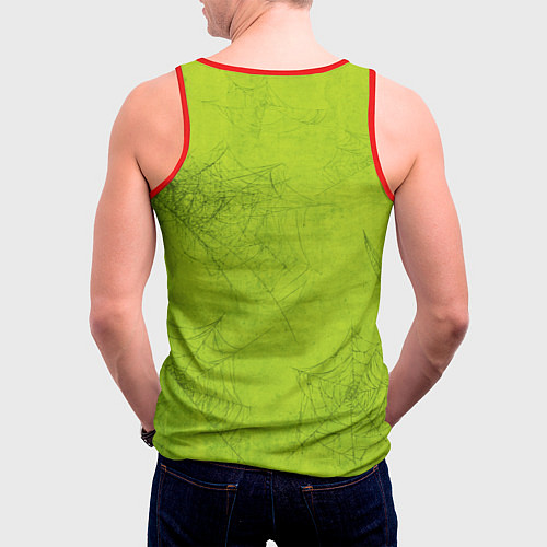 Мужская майка без рукавов Битлджус и Лидия / 3D-Красный – фото 4