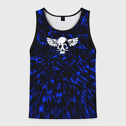 Майка-безрукавка мужская Nazareth blue energy, цвет: 3D-черный