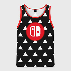 Майка-безрукавка мужская Нинтендо лёд и пламя краски, цвет: 3D-красный