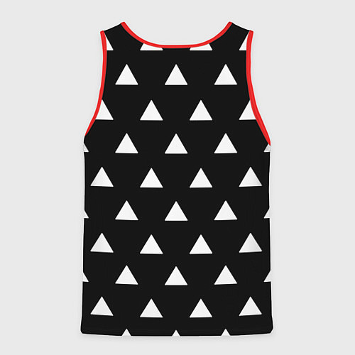 Мужская майка без рукавов Нинтендо лёд и пламя краски / 3D-Красный – фото 2